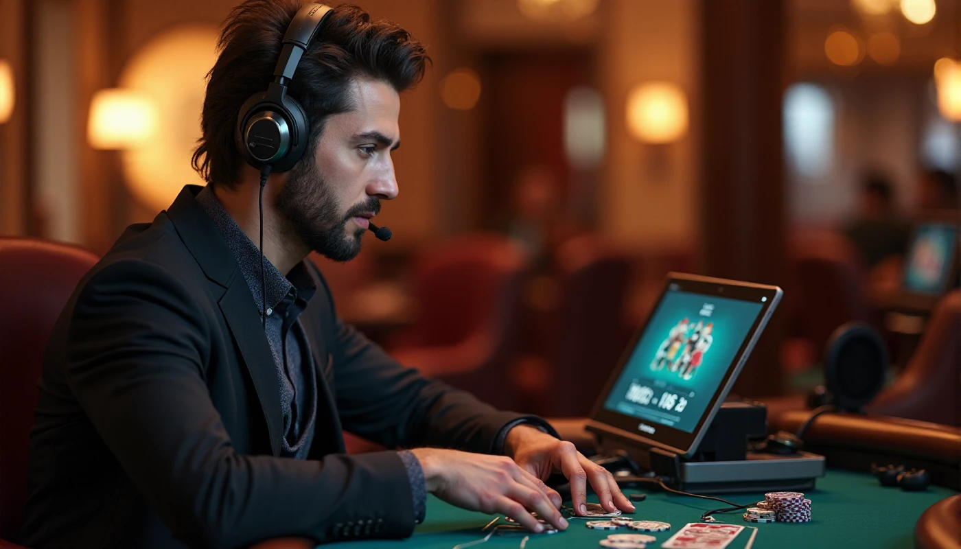 Écouteurs sans fil Parfaits pour une Ambiance de Casino Privé